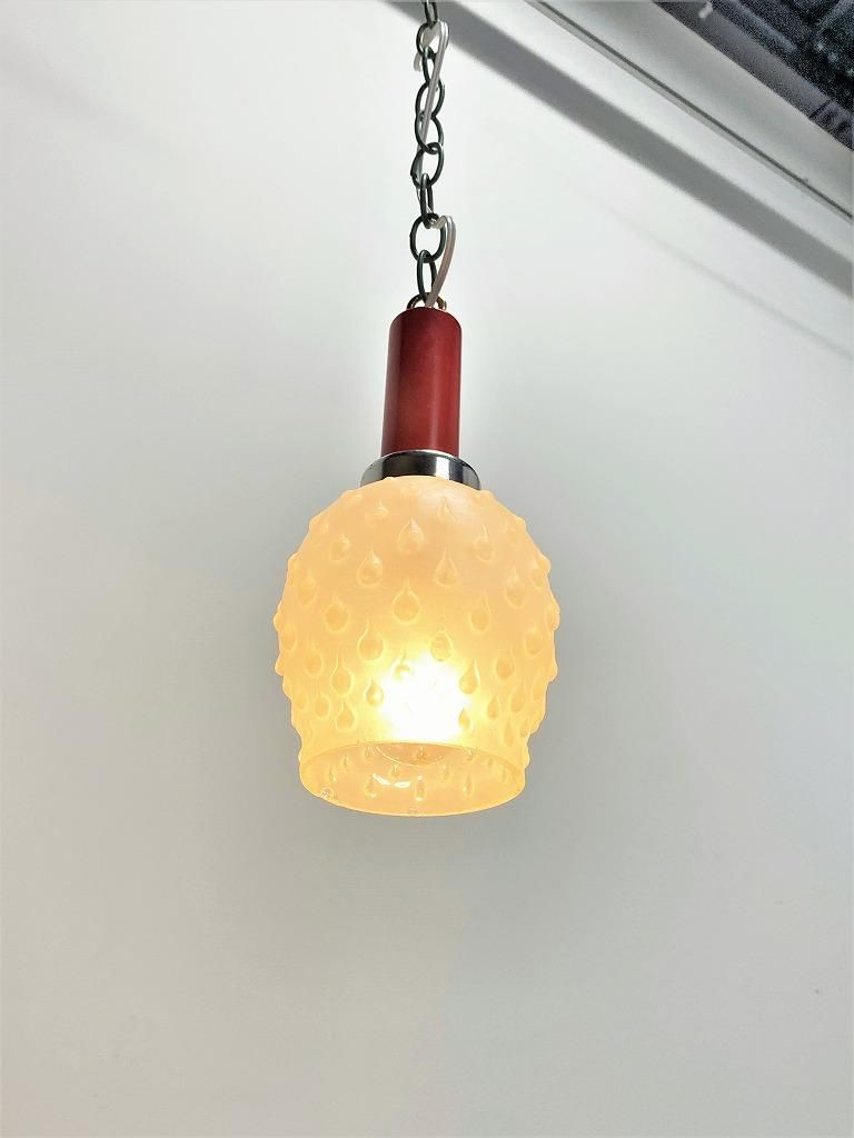 独1970年代　Limburg 真鍮とフロストガラス　ヴィンテージ・ペンダント 独1970年代Limburg 真鍮とフロストガラスヴィンテージ・ペンダント