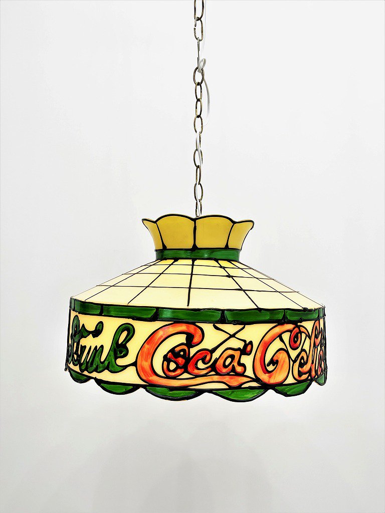 1960-70's ヴィンテージ Coca Cola シェード ペンダントランプ