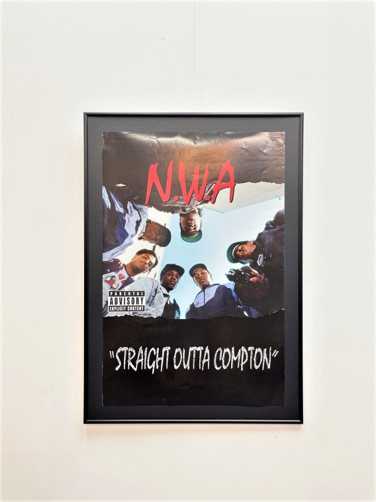 N.W.A ”Straight Outta Compton” 額入りポスター - アンティーク