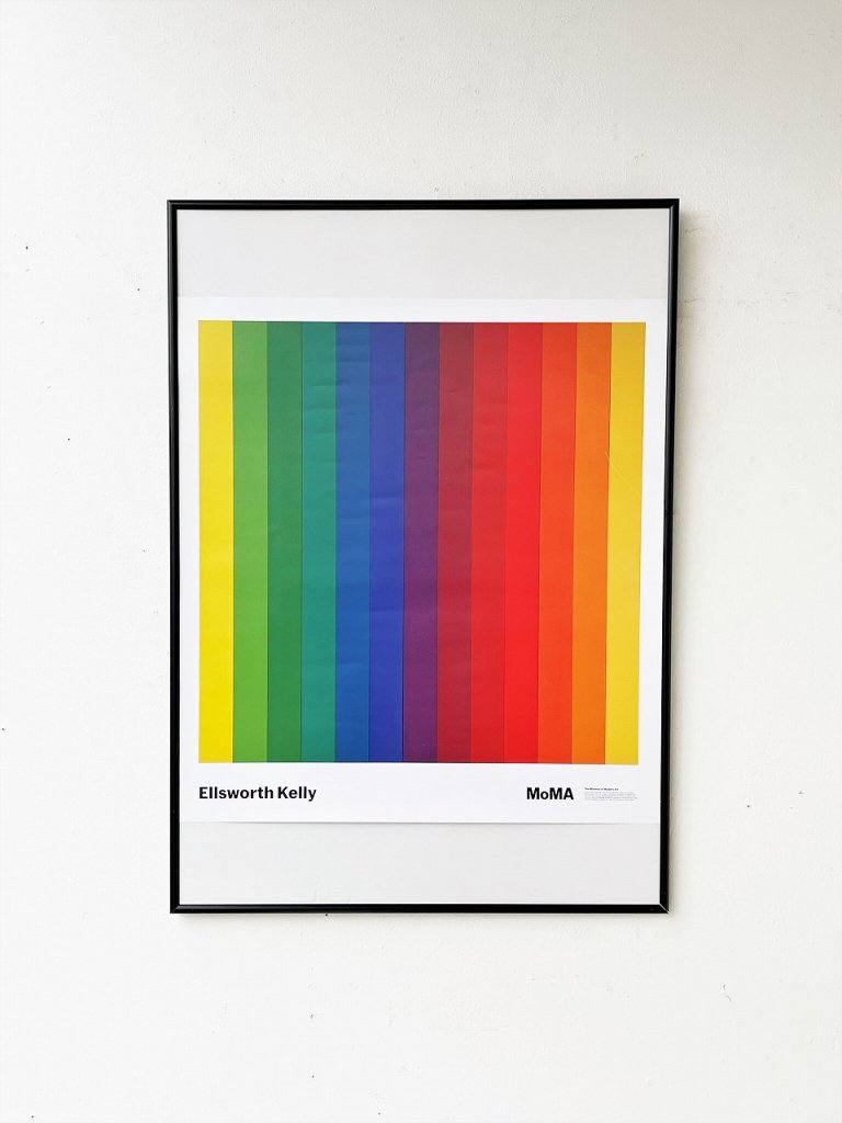 2010's MoMA Ellsworth Kelly ”Spectrum Ⅳ” 額入りポスター -  アンティーク、ビンテージのインテリア家具や雑貨、店舗什器の通販ならWANT ANTIQUE LIFE STORE