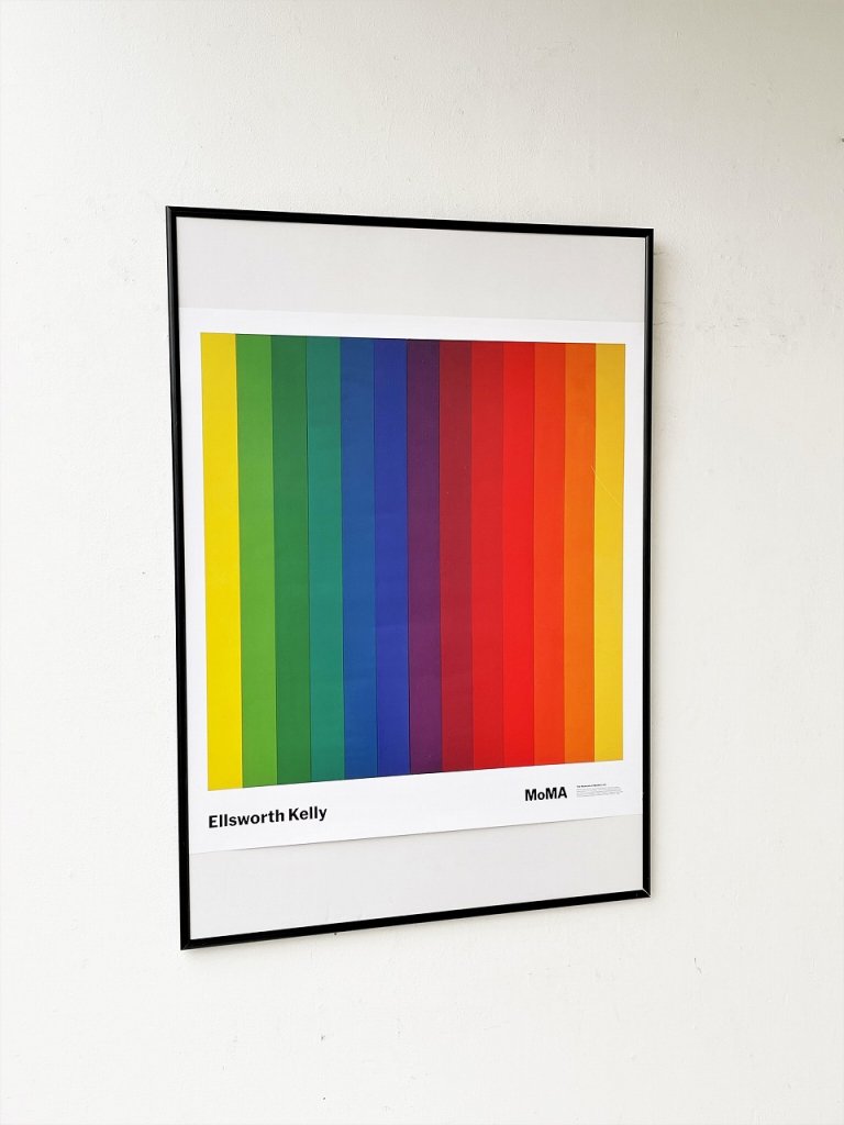 2010's MoMA Ellsworth Kelly ”Spectrum Ⅳ” 額入りポスター ...