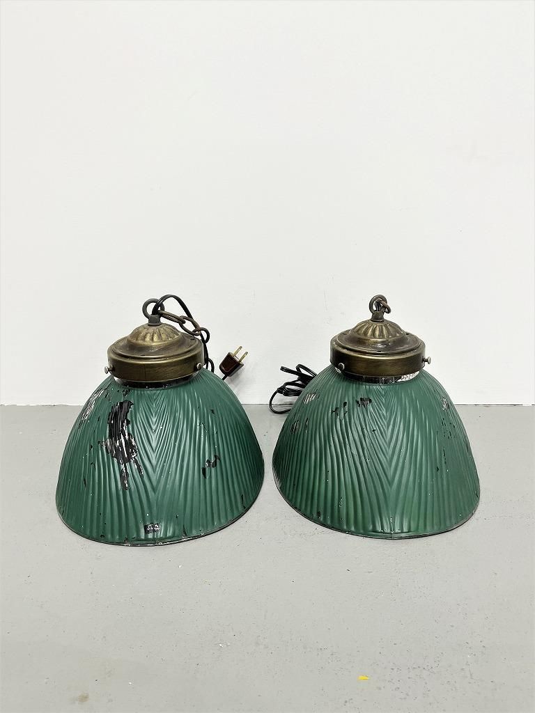 1900-20's アンティーク ペイントガラス マーキュリーガラス