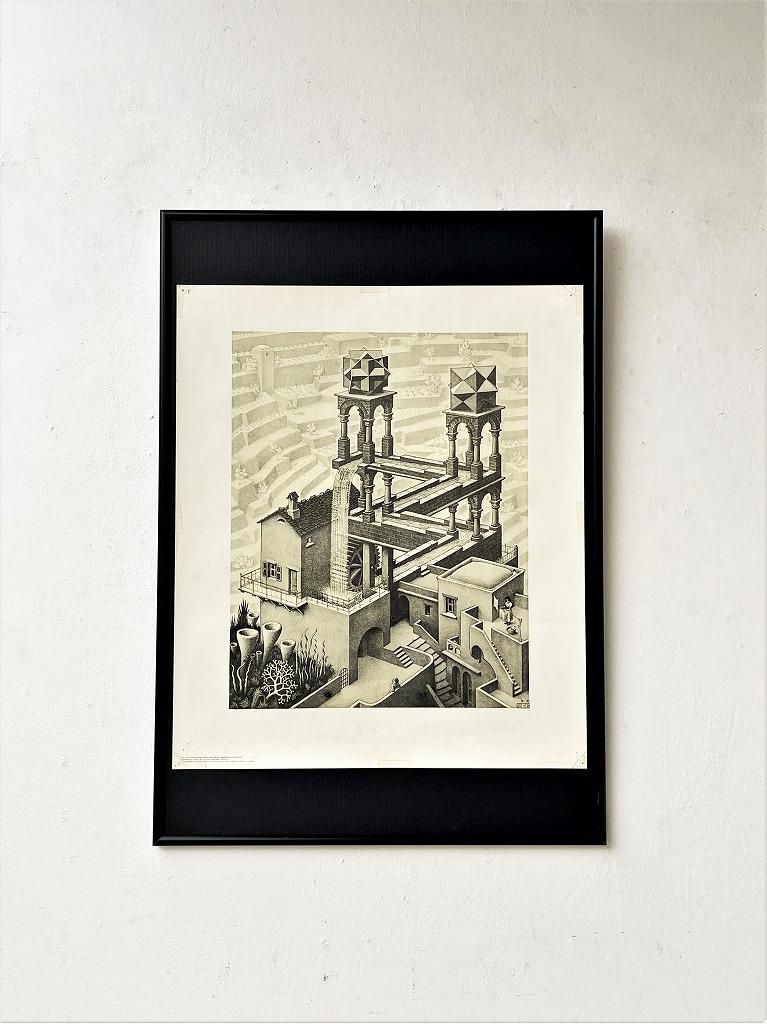1970s ơ M.C. Escher Warterval-Waterfall-Wasserfall-Cascade ݥ