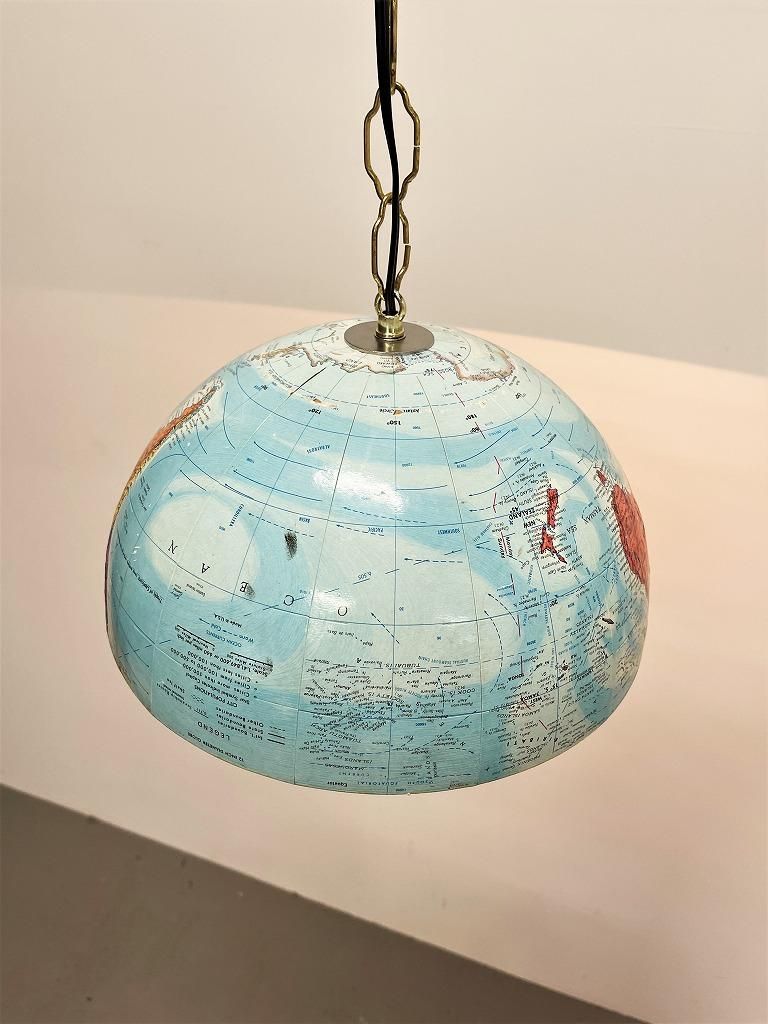 ヴィンテージ Replogle Globes社製 地球儀 リメイク ペンダント