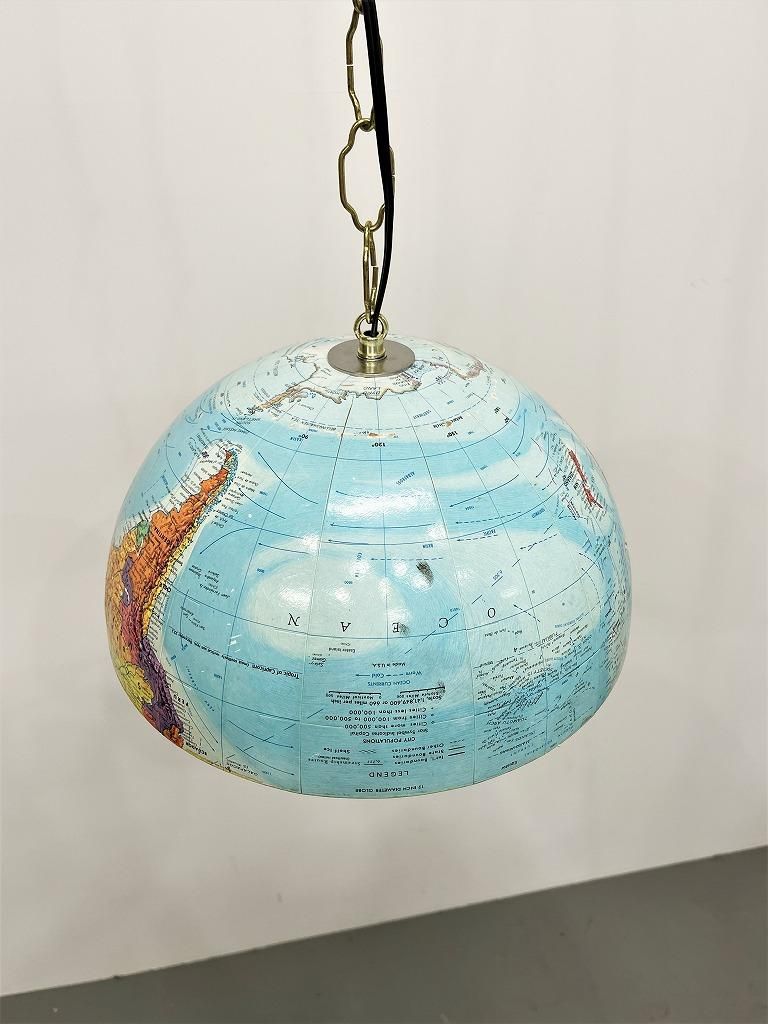 ヴィンテージ Replogle Globes社製 地球儀 リメイク ペンダント