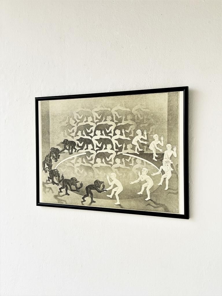 1970's ヴィンテージ M.C. Escher 額入りポスター