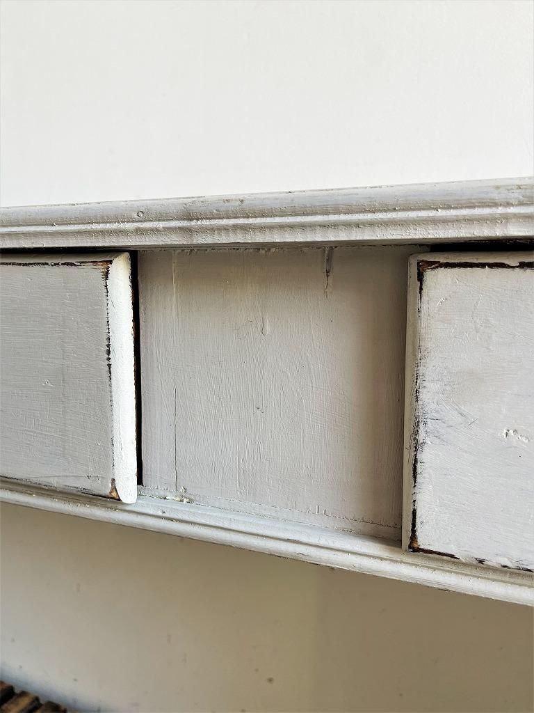 ヴィンテージ ウッド シャビー カウンター ヴィンテージ シャビー ウッド カウンター - アンティーク