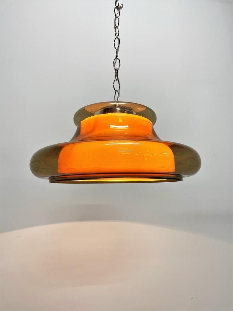 1960-70's ヴィンテージ アクリルシェード ペンダントランプ