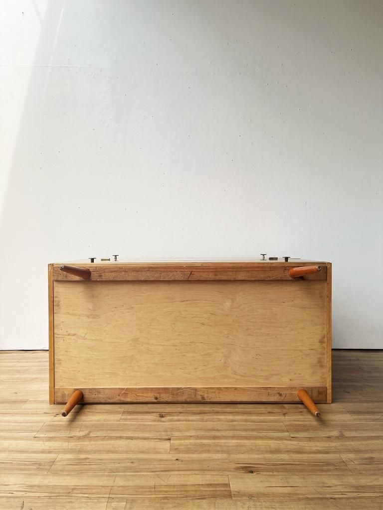 【新品、本物、当店在庫だから安心】 1970's ヴィンテージ アンティーク - ラック ベッド ウッド キャビネット・サイドボード