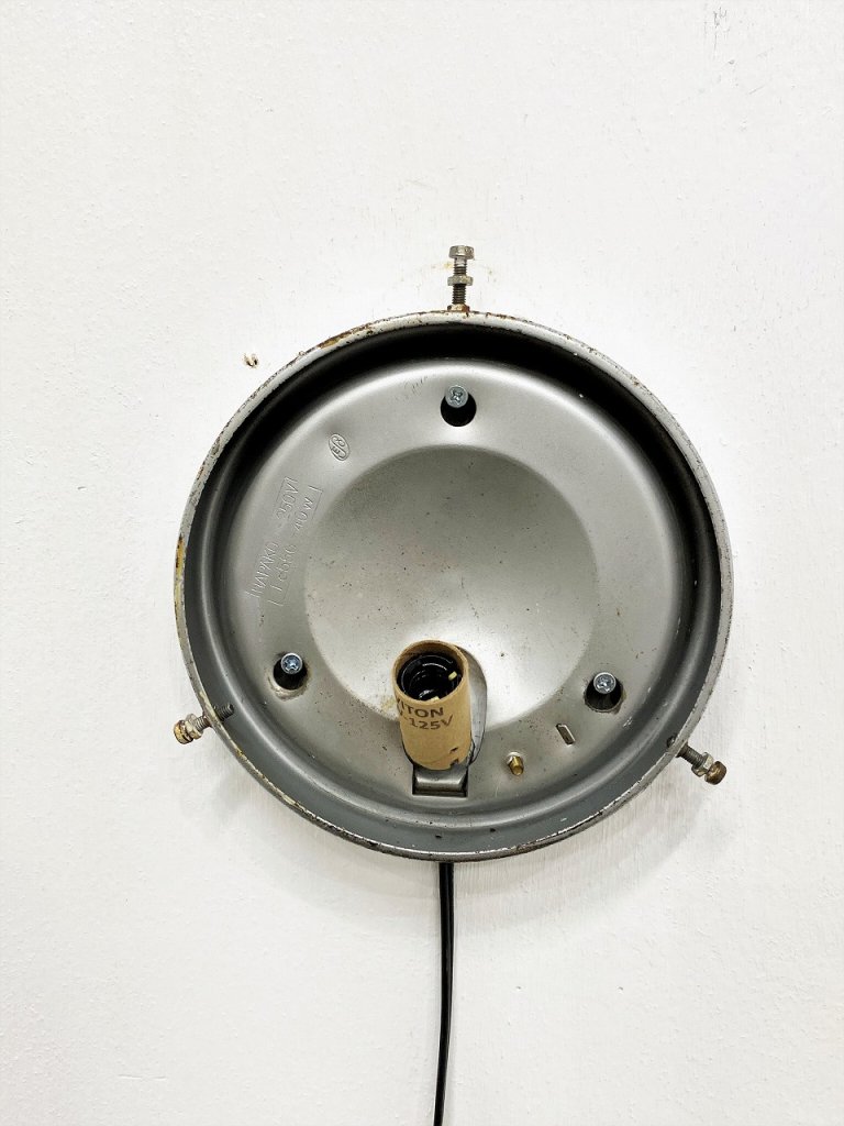 1960-70's ヴィンテージ NAPAKO社製 ホワイトガラス ブラケットランプ 