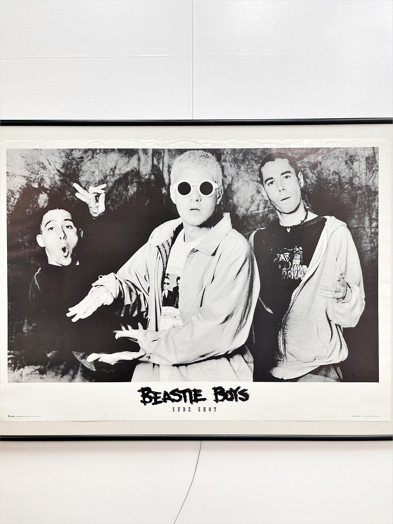 1980-90's Beastie Boys ”sure shot 額入りポスター - アンティーク、ビンテージのインテリア家具や雑貨、店舗什器の通販ならWANT  ANTIQUE LIFE STORE