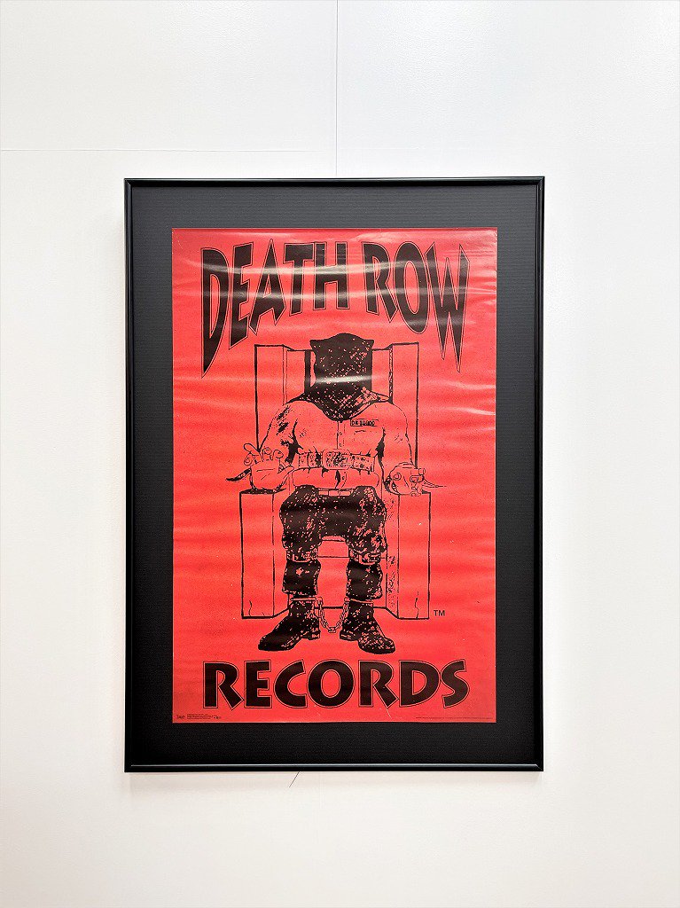 Death Row Records” 額入りポスター - アンティーク、ビンテージの