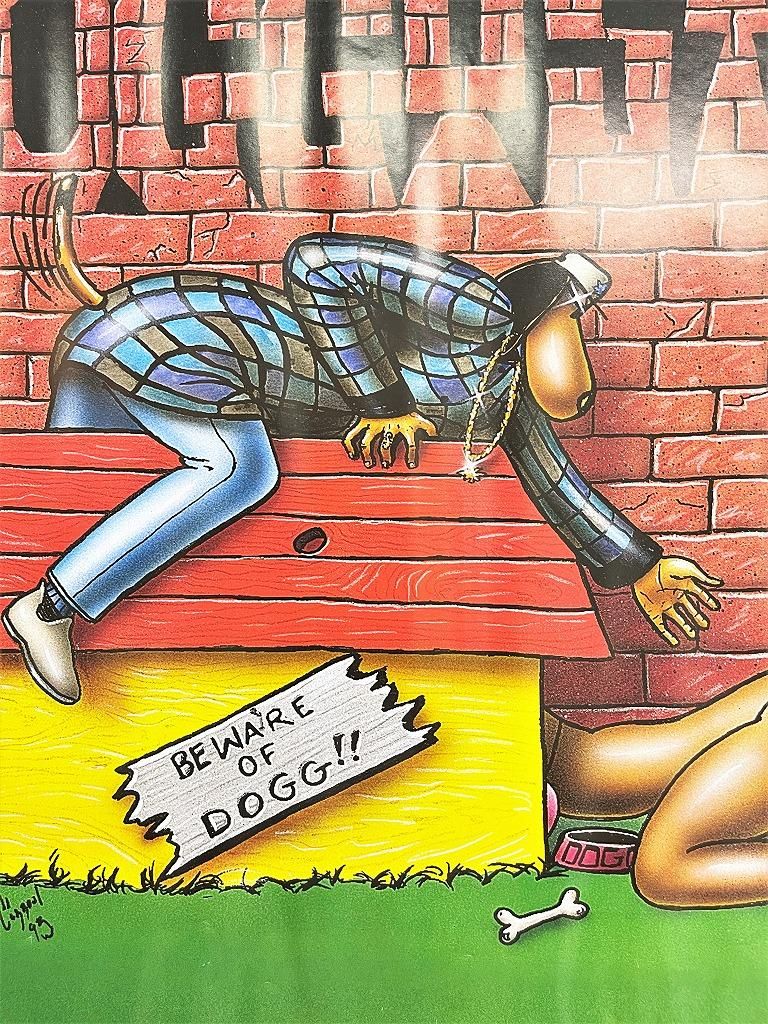 ■超デッドストック■Aggressive Dogs_2ndポスター88年非売品 □超デッドストック□Aggressive Dogs_2ndポスター88年非売品