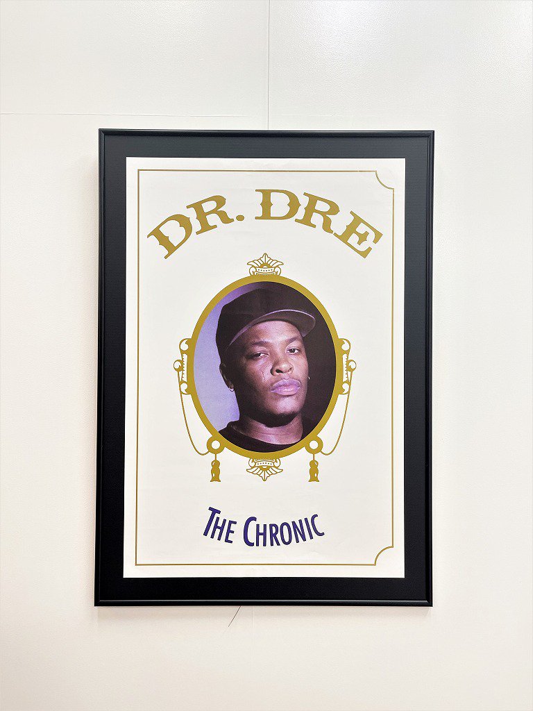 2005's Dr.Dre ”The Chronic” 額入りポスター - アンティーク、ビンテージのインテリア家具や雑貨、店舗什器の通販ならWANT  ANTIQUE LIFE STORE