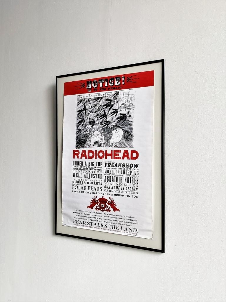 Radiohead 公式ポスター額装品 額付きポスター】レディオヘッド Radiohead In Rainbows - メルカリ