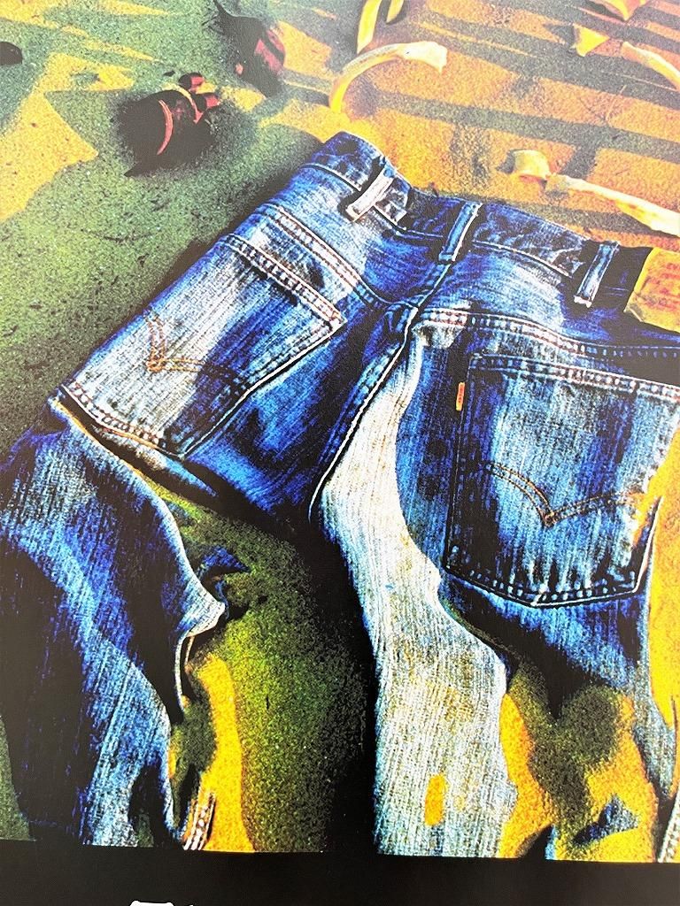 Levi's リーバイス ポスター 大判 70s ビンテージ 額縁入り