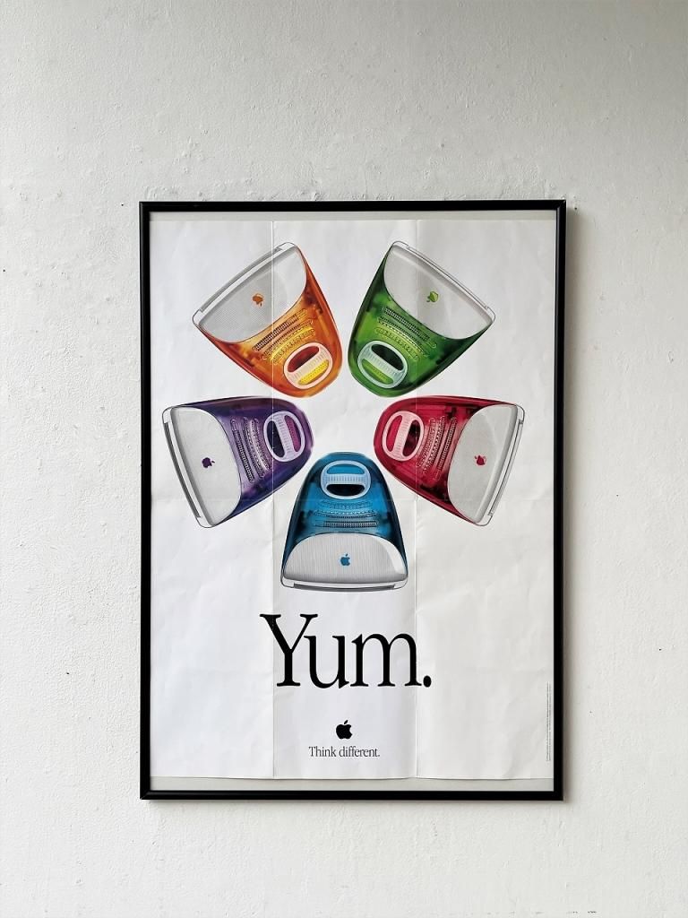 Apple - 激レア Apple 5色 iMac ポスター Apple iMac 5色 Yum ポスター 1999年 - メルカリ
