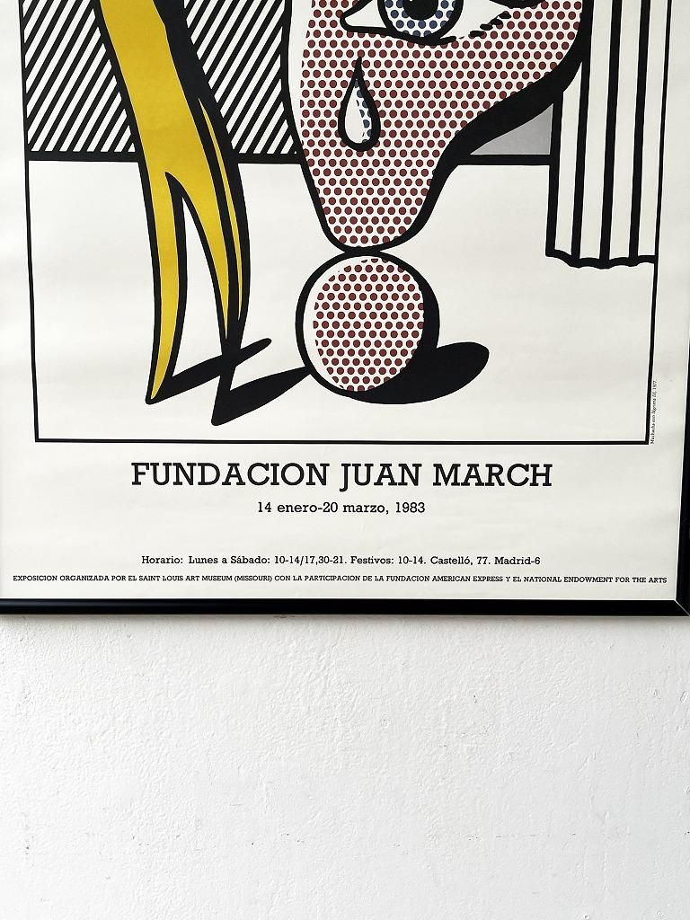 人気メーカー・ブランド 1980's Roy Lichtenstein ヴィンテージ 額入りポスター コレクション
