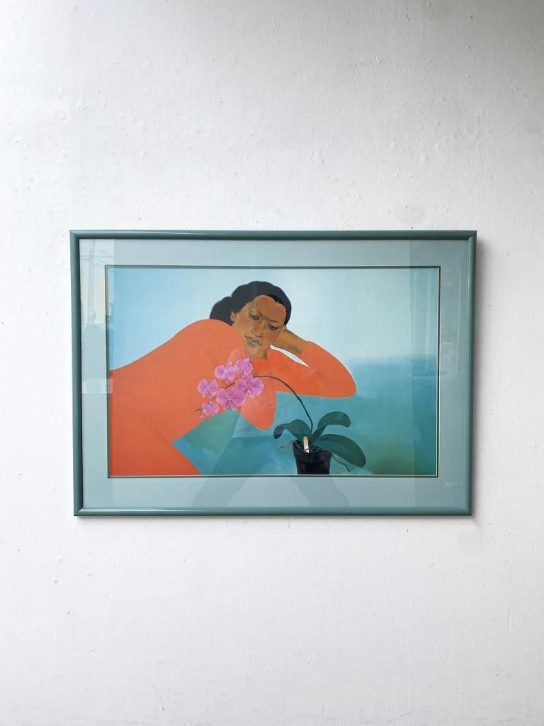 1980's ヴィンテージ ”PEGGE HOPPER” 額入り ポスター -  アンティーク、ビンテージのインテリア家具や雑貨、店舗什器の通販ならWANT ANTIQUE LIFE STORE