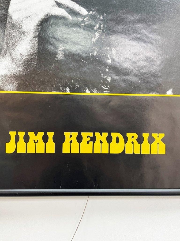 希少＊Jean marais ポスター アイアンフレーム付 1980年代 1980's JIMI HENDRIX 額入りポスター - アンティーク