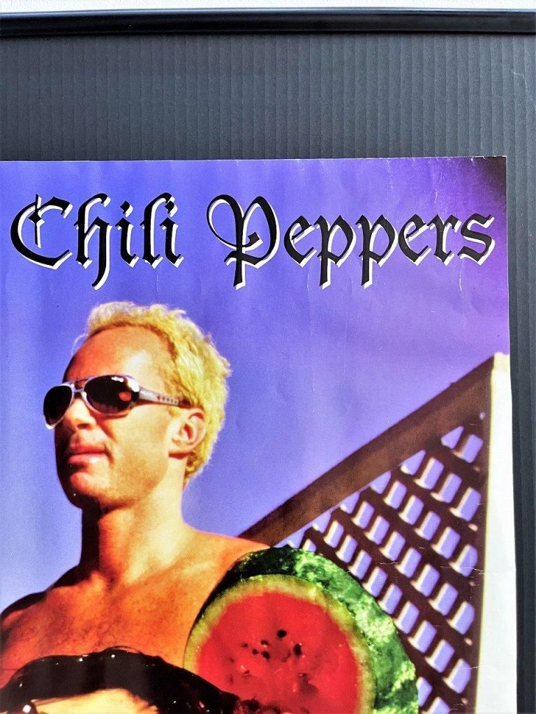 1990's ”Red Hot Chili Peppers” 額入りポスター - アンティーク