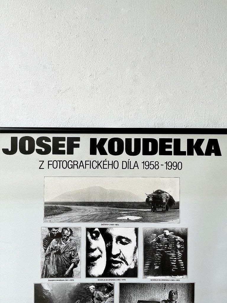 1990's ヴィンテージ ”JOSEF KOUDELKA” 額入り ポスター