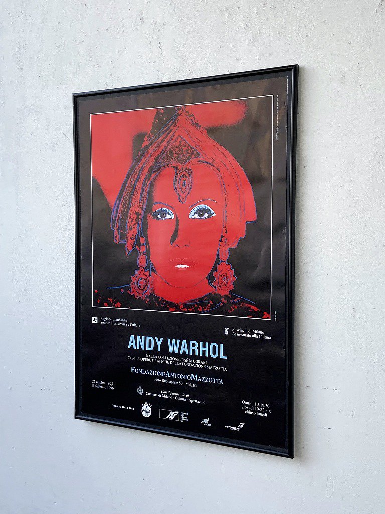 Andy Warhol 額入りポスター - アンティーク、ビンテージのインテリア