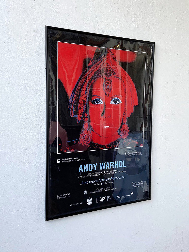 Andy Warhol 額入りポスター - アンティーク、ビンテージのインテリア