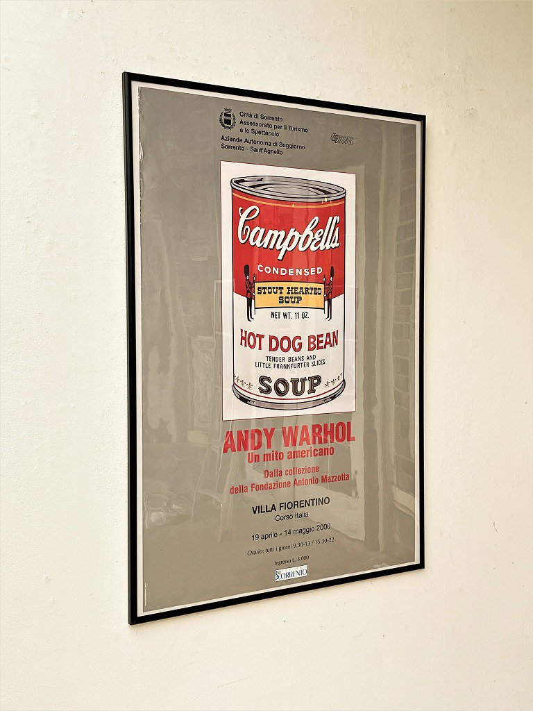 2000's Andy Warhol ”Campbell's Soup Cans” エキシビションポスター