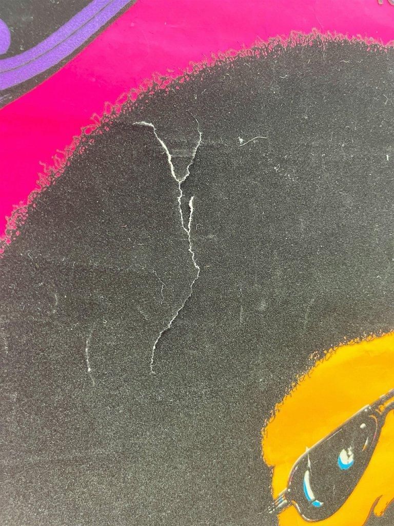 ヴィンテージ keep on puffin ブラックライトポスター