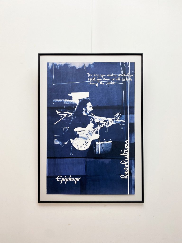 2003’s John Lennon”Eripphone” 額入りポスター
