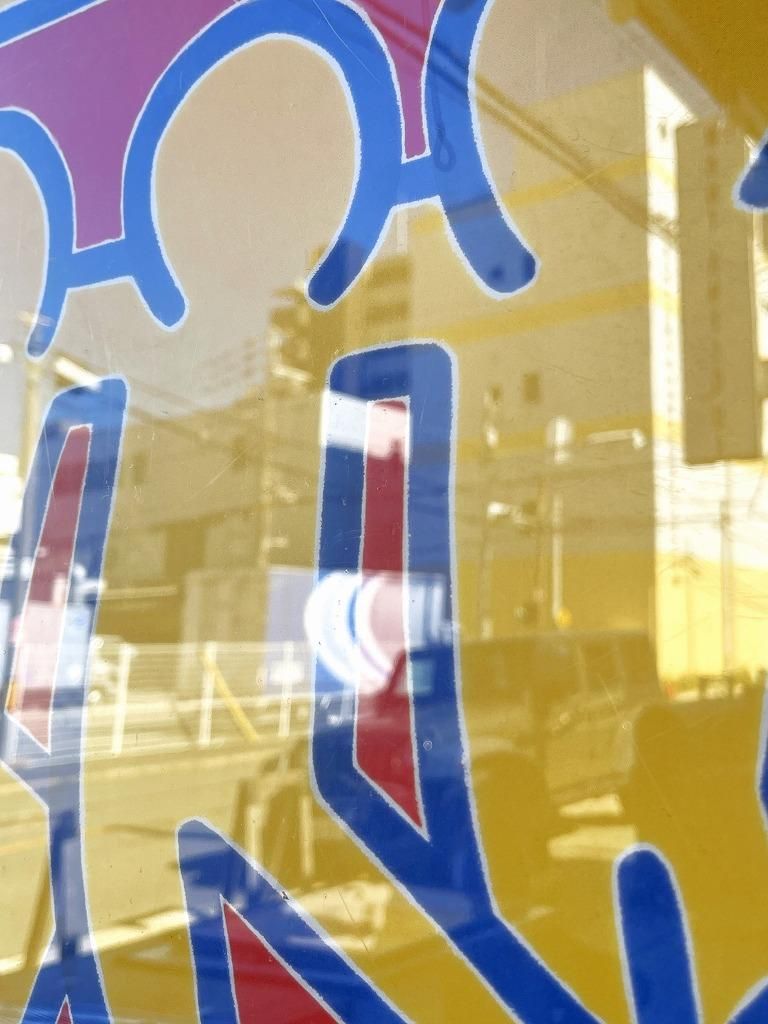 ヴィンテージ Keith Haring 額入りポスター - アンティーク