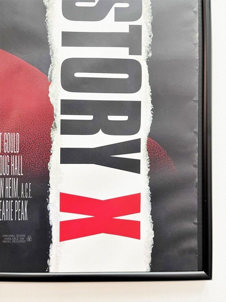 映画アメリカヒストリーX 海外版ポスターフレーム付き