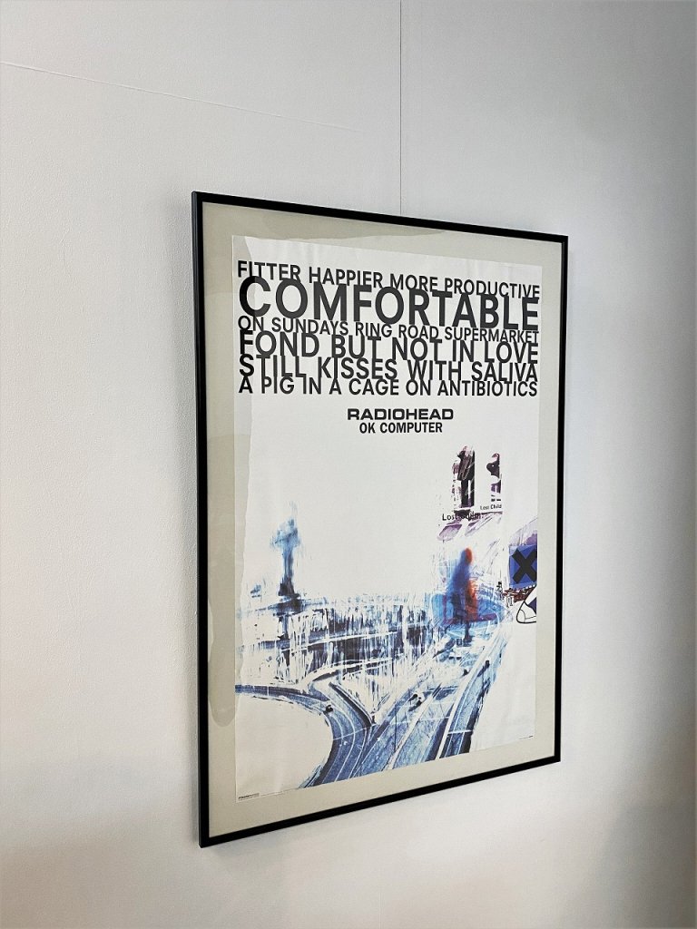1997's Radiohead ”OK computer” 額入りポスター - アンティーク 