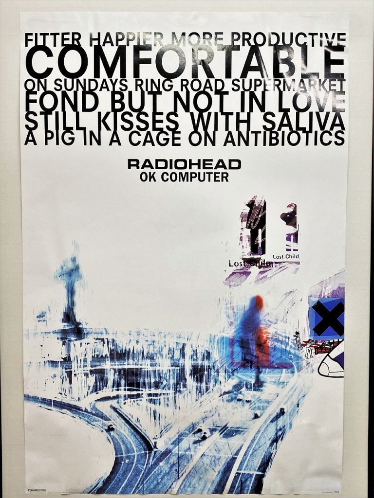 90年代 当時 RADIOHEAD OK computer ポスター - ポスター