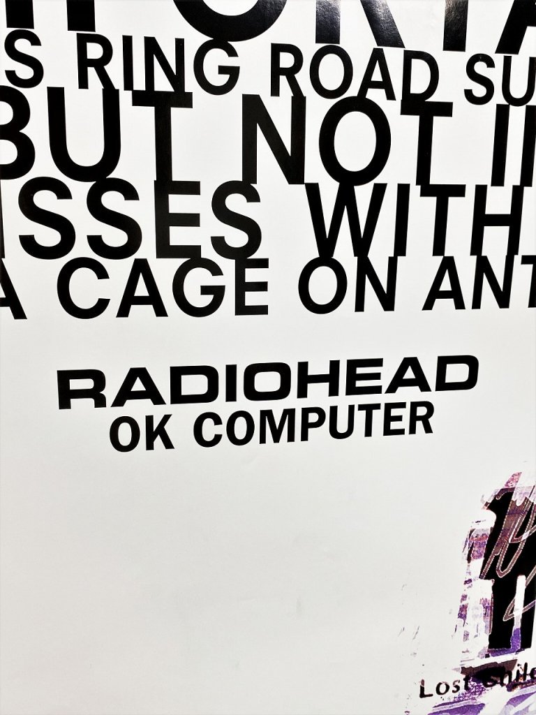 1997's Radiohead ”OK computer” 額入りポスター - アンティーク ...