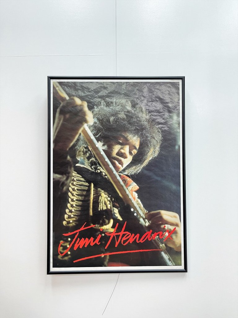1980’s JIMI HENDRIX 額入りポスター