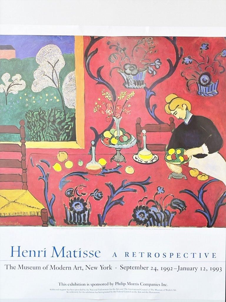 アンリ　マティス　大きな赤い室内　Henri Matisse ポスター Henri Matisse（アンリ マティス） 大きな赤い室内 アート