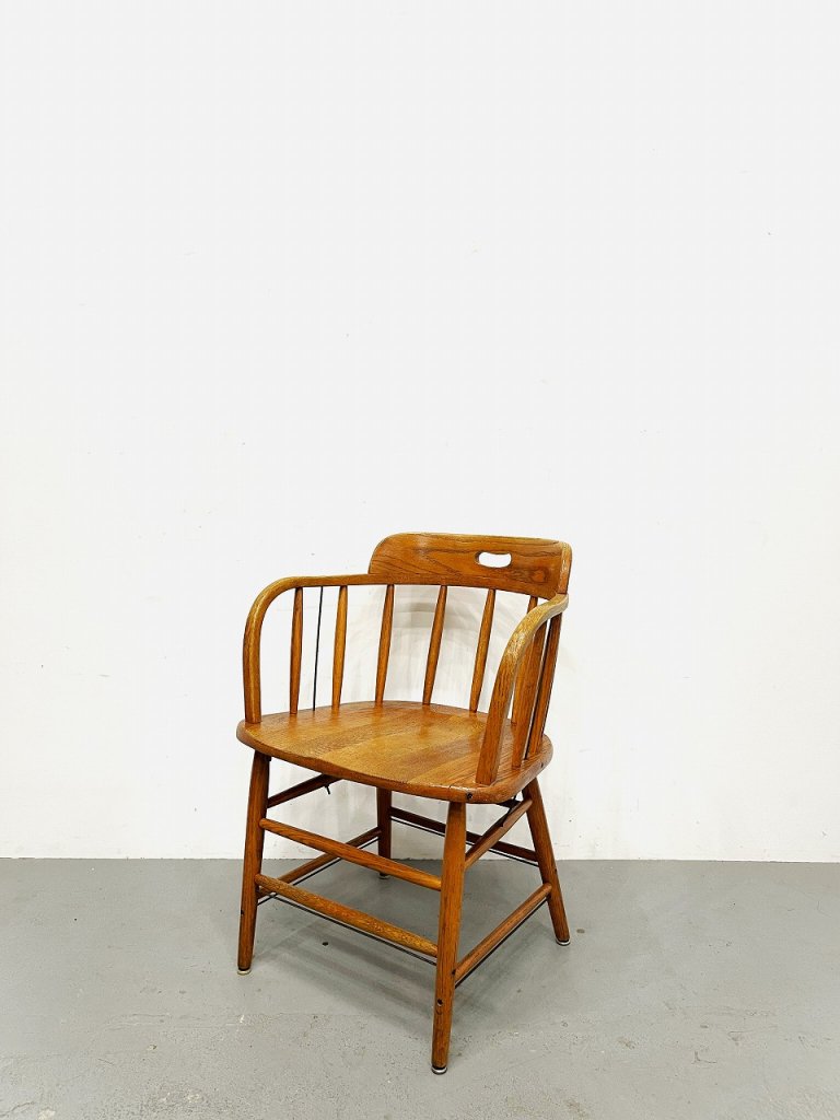 椅子・チェア古い竹のアームチェア　椅子 古家具 ヴィンテージ 昭和レトロ アンティーク