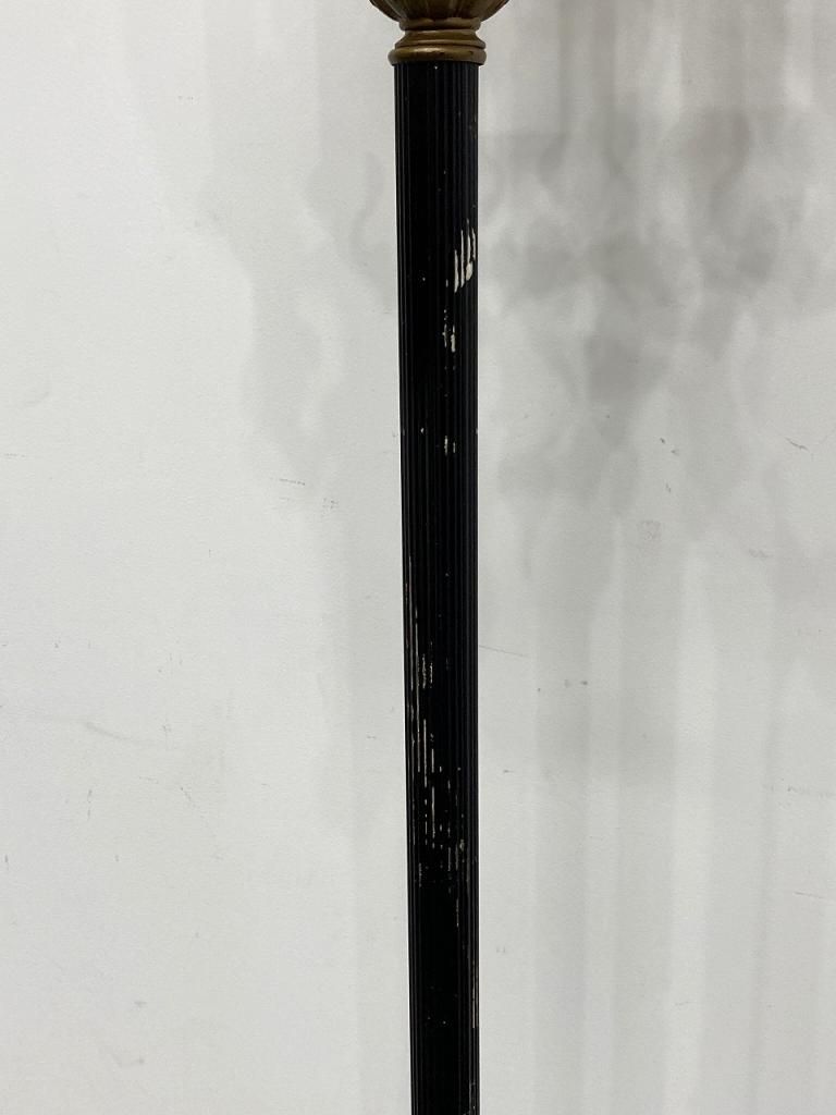 ヴィンテージ ガラス シェードランプ フロアランプ フロアランプ アンティーク 1940-50's ヴィンテージ 4灯 フロアランプ - アンティーク、ビンテージ