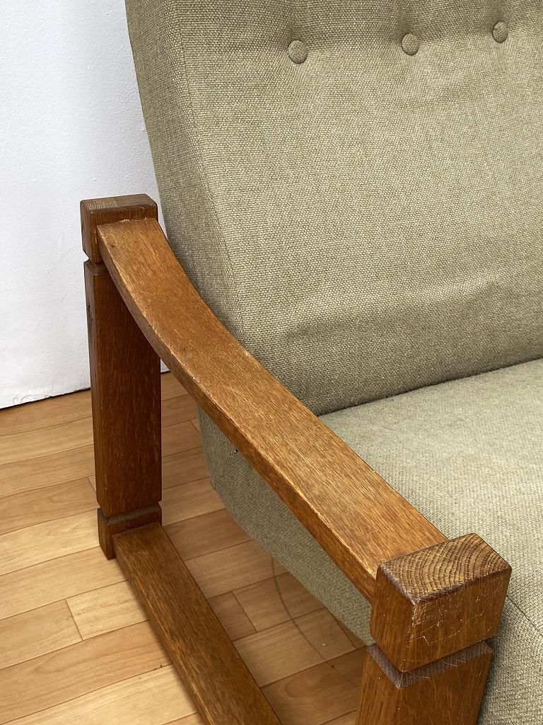 1960-70's ヴィンテージ ファブリック 3シーター ソファ