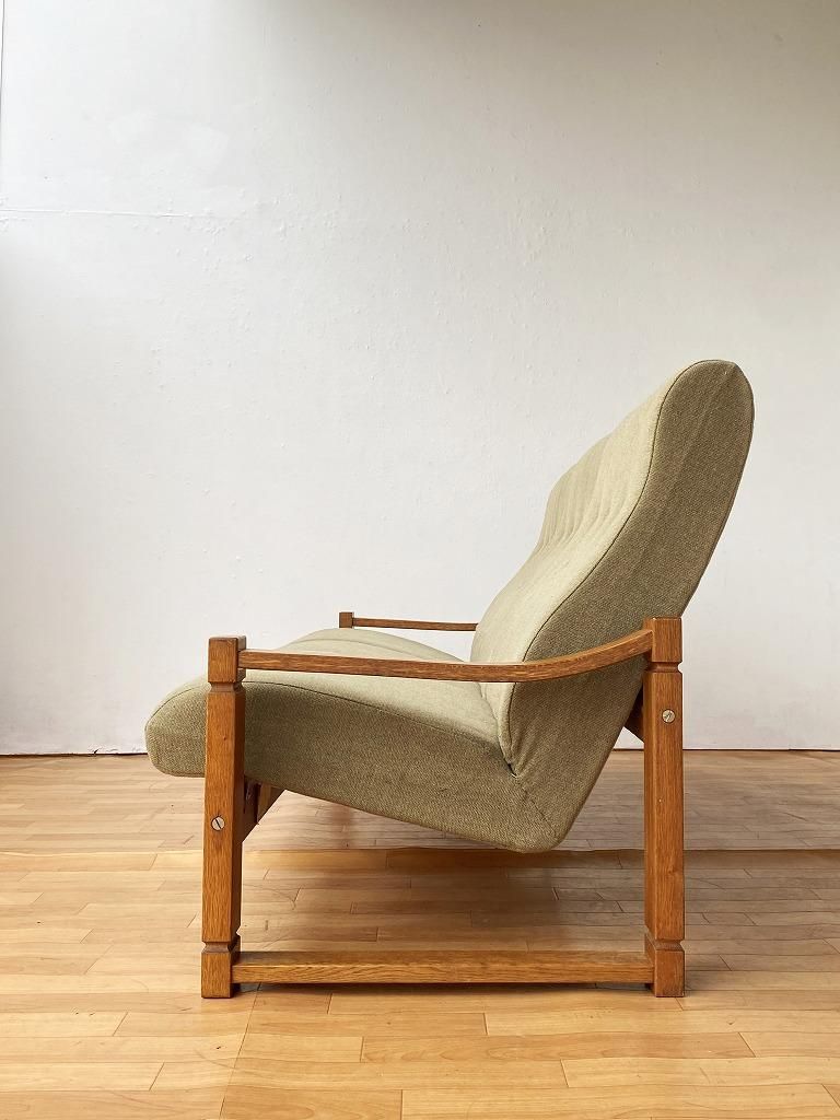 1960-70's ヴィンテージ ファブリック 3シーター ソファ