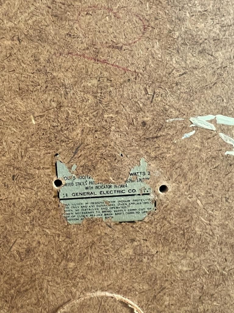 1930-40's GENERAL ELECTRIC社製 ヴィンテージ スクールクロック