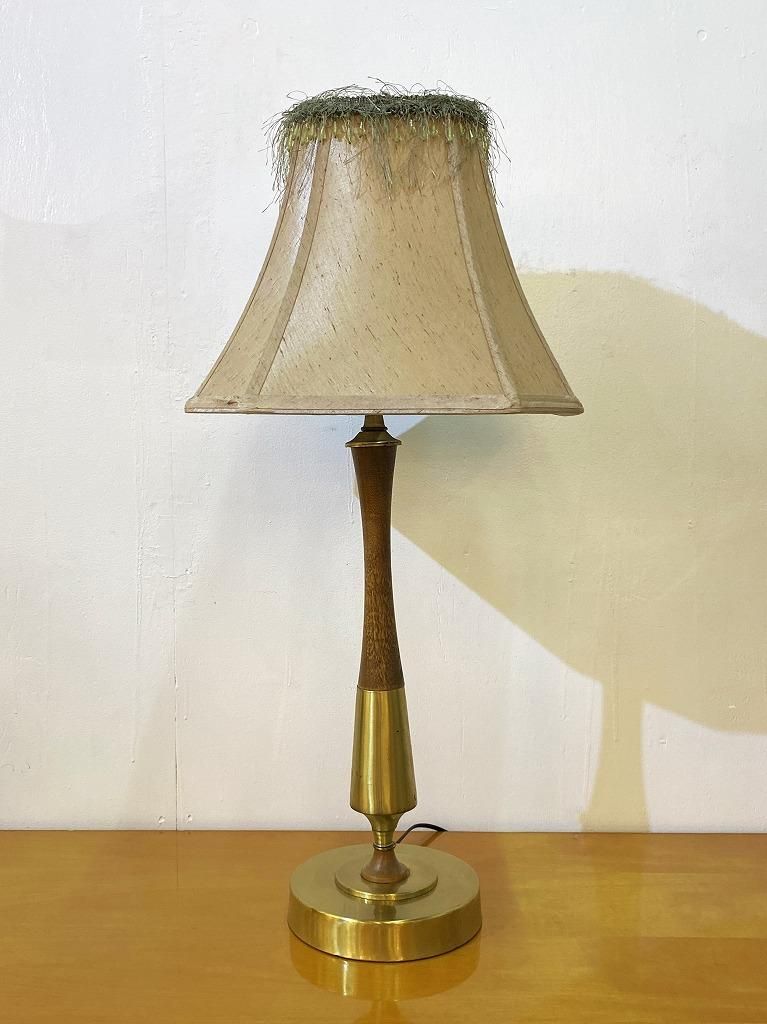 ヴィンテージ ウッドベース テーブルランプ - アンティーク