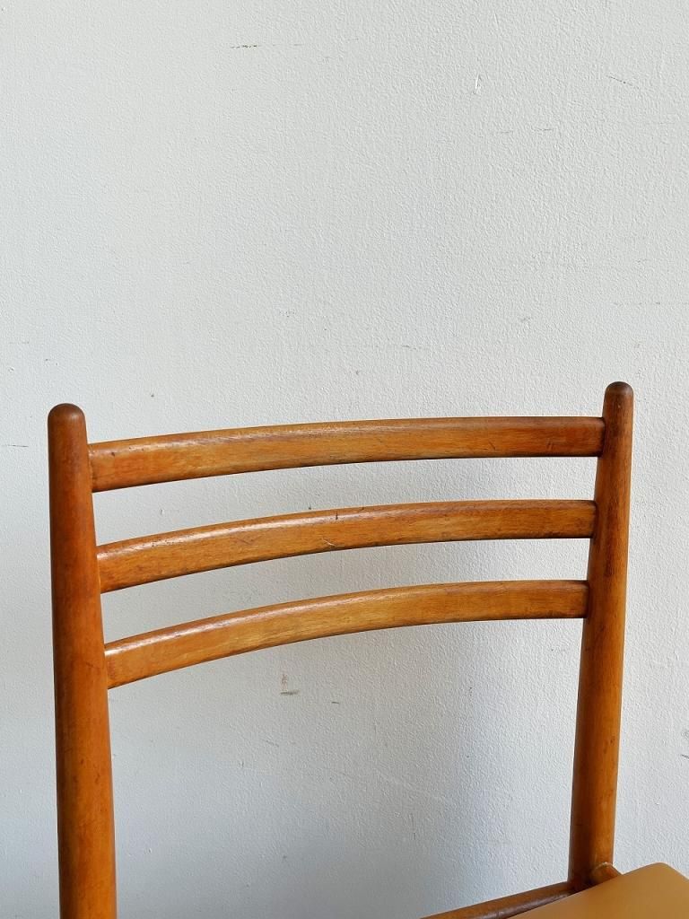 Sale ヴィンテージ  本革レザー　70’s  チークチェア ビンテージ家具 ジャパンヴィンテージ チーク材 メンズライク