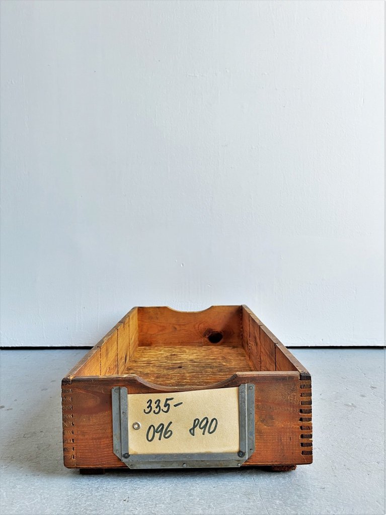 ヴィンテージ ウッド ボックス ”中” (複数在庫有り) (H110×300×590mm 