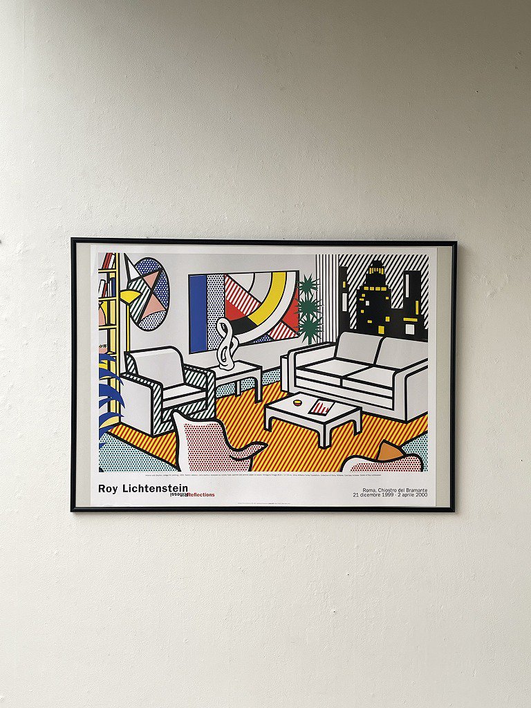 1992s Roy Lichtenstein 'Interior with Skyline' ݥ