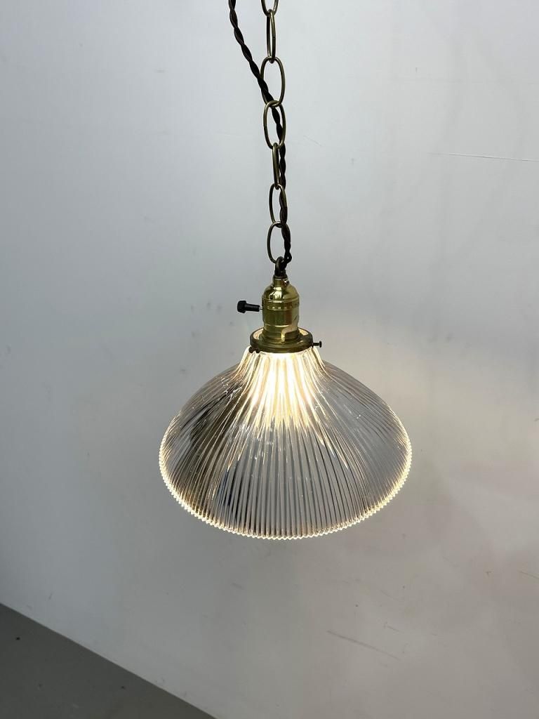 ヴィンテージHOLOPHANE 吊り下げランプ2個