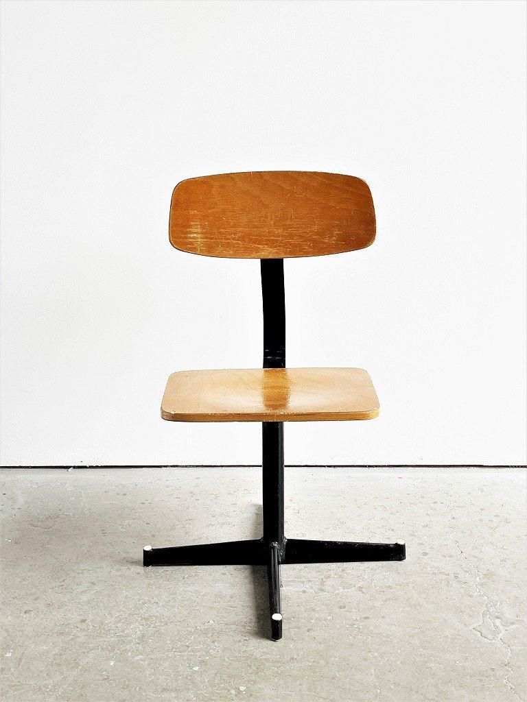 デスクチェア 1脚　椅子　レトロ家具　ヴィンテージ 1940-50's ヴィンテージ ウッド デスクチェア - アンティーク