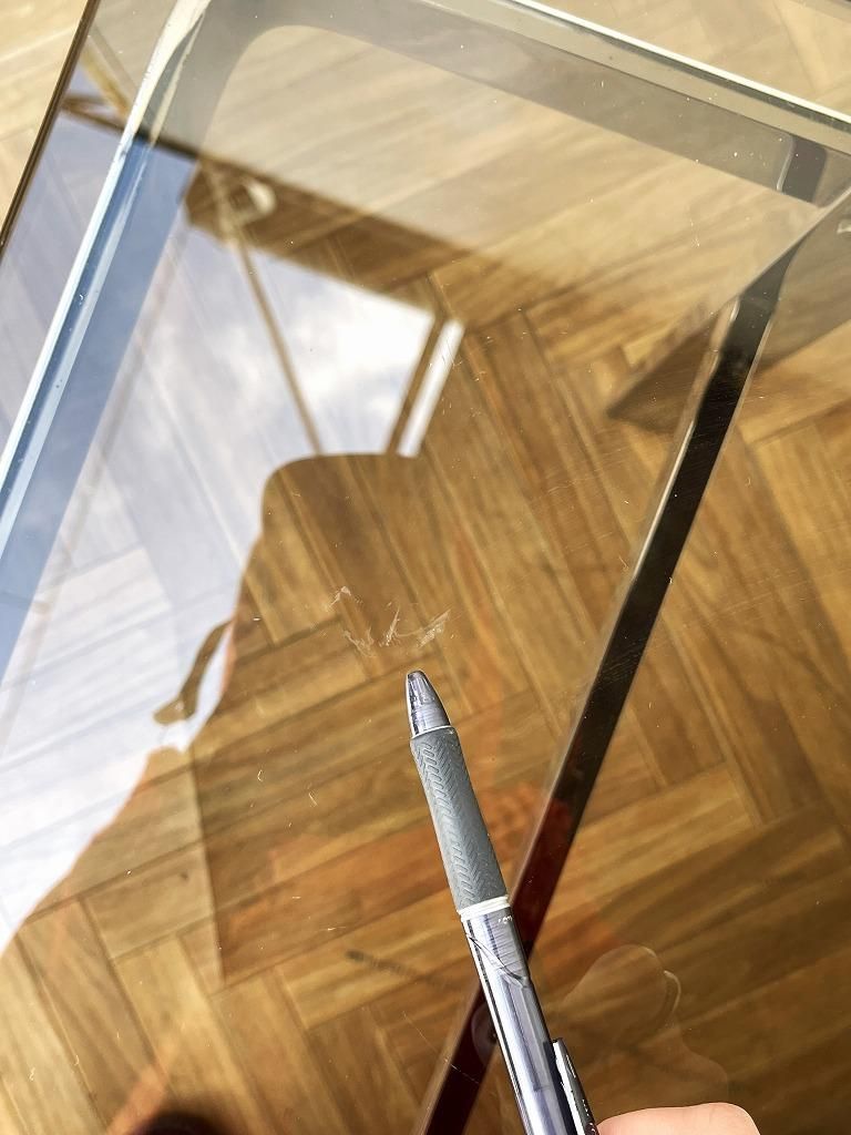ヴィンテージ スモーク ガラストップ ローテーブル※近畿圏内のみ ヴィンテージ スモーク ガラストップ ローテーブル※近畿圏内のみ